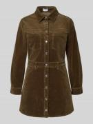 Jake*s Casual Minikleid in Cord-Optik mit Brusttaschen in Oliv, Größe ...