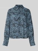 Scotch & Soda Hemdbluse mit Knopfleiste in Dunkelblau, Größe 38