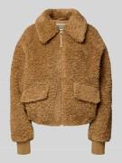 Scotch & Soda Jacke mit Pattentaschen und Reißverschluss in Camel, Grö...