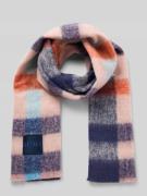 ICHI Schal mit Logo-Patch Modell 'Ilaja' in Lila Melange, Größe 1