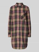 Christian Berg Woman Knielanges Hemdblusenkleid mit Brusttasche in Dun...