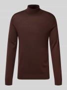 SELECTED HOMME Regular Fit Rollkragenpullover aus reiner Merinowolle M...