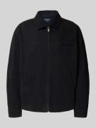 MCNEAL Hemdjacke mit Reißverschluss in Black, Größe XXL