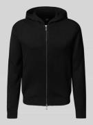 ARMANI EXCHANGE Strickjacke mit Kapuze in Black, Größe XL