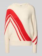 ICHI Relaxed Fit Strickpullover mit Alpaka-Anteil Modell 'KAMARA' in O...