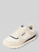 K-SWISS Ledersneaker mit Label-Stitching Modell 'Vista Runner' in Weis...