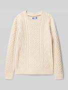 Jack & Jones Regular Fit Strickpullover mit Strukturmuster Modell 'Sea...