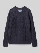 Jack & Jones Regular Fit Strickpullover mit Strukturmuster Modell 'Sea...
