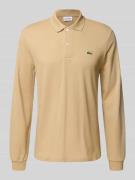 Lacoste Regular Fit Poloshirt aus reiner Baumwolle in Beige, Größe S