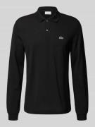 Lacoste Regular Fit Poloshirt aus reiner Baumwolle in Black, Größe L