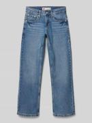 Levi’s® Kids Straight Leg Jeans im 5-Pocket-Design in Blau, Größe 140