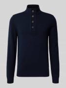 Barbour Regular Fit Troyer aus reiner Wolle in Marine, Größe XL