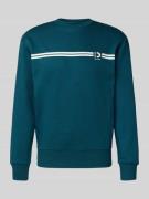 Tom Tailor Denim Regular Fit Sweatshirt aus Baumwoll-Mix in Dunkelgrue...
