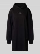 Calvin Klein Jeans Relaxed Fit Hoodie-Kleid mit Logo-Stitching Modell ...
