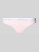 TOMMY HILFIGER String aus Baumwoll-Mix in Hellrosa, Größe L