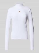 Calvin Klein Jeans Turtleneck-Pullover mit Stehkragen in Weiss, Größe ...