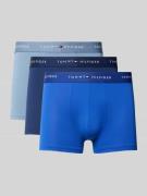Tommy Hilfiger Regular Fit Trunks mit Label Bund in Blau, Größe L