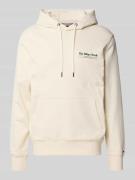 Tommy Hilfiger Regular Fit Hoodie aus reiner Baumwolle in Offwhite, Gr...