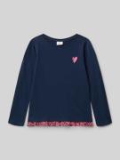 s.Oliver RED LABEL A-Linien Langarmshirt aus reiner Baumwolle in Marin...