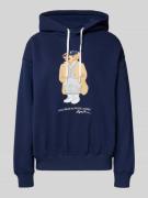 Polo Ralph Lauren Oversized Hoodie mit Kapuze in Marine, Größe L