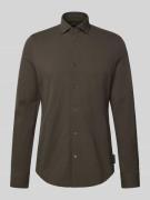 Marc O'Polo Shaped Fit Freizeithemd aus reiner Baumwolle in Khaki, Grö...