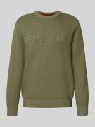 Pepe Jeans Regular Fit Strickpullover Viskose-Baumwoll-Mix Modell 'PHI...