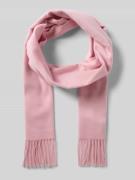 Fraas Schal mit Kordelabschlüssen Modell 'Cashmink' in Rose, Größe 1