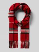 Fraas Schal mit Ausfransungen in Rot, Größe 1
