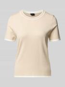 s.Oliver BLACK LABEL Regular Fit T-Shirt aus Viskose-Mix in Sand, Größ...