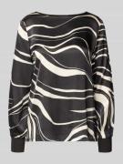 s.Oliver BLACK LABEL Relaxed Fit Bluse aus reiner Viskose in Black, Gr...