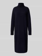 Gant Strickkleid mit Kaschmir-Anteil und Rollkragen in Marine, Größe M