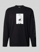 CK Calvin Klein Longsleeve mit Motiv-Print in Black, Größe L
