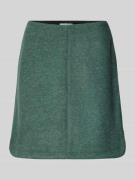 ICHI Minirock mit Woll-Anteil Modell 'WOOLY' in Khaki, Größe 34
