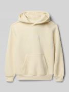 KARL KANI Regular Fit Hoodie aus Baumwoll-Mix mit Känguru-Tasche in Ec...