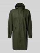 RAINS Parka mit Kapuze in Oliv, Größe L