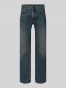 G-Star Raw Straight Fit Jeans mit Logo-Patch Modell 'Mosa' in Jeansbla...