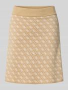 Guess Minirock mit elastischem Bund Modell 'AUBREY' in Beige, Größe L