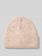 ICHI Strickmütze mit Woll-Anteil Modell 'IAMACY HO' in Beige, Größe 1
