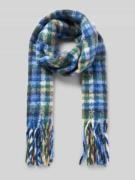 ICHI Schal mit Kordelabschlüssen Modell 'IAMABELLA' in Blau, Größe 1