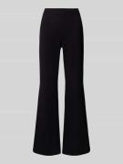 MAC Stoffhose aus Viskose-Mix mit elastischem Bund in Black, Größe 32/...
