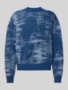 Hugo Blue Regular Fit Strickpullover aus Baumwoll-Mix Modell 'SORBAS' ...