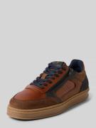 BULLBOXER Sneaker mit seitlichem Reißverschluss in Cognac, Größe 41