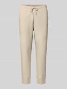 BOSS Green Regular Fit Sweatpants aus Baumwoll-Mix in Beige, Größe L