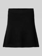 Neo Noir Minirock mit elastischem Bund Modell 'Gisa' in Black, Größe 3...