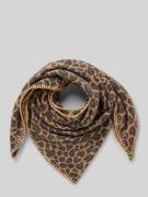 Codello Schal mit Ziernaht in Mittelbraun, Größe 1