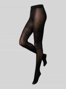 BOSS Strumpfhose mit Strukturmuster in Black, Größe L