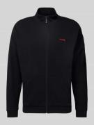 HUGO Regular Fit Sweatjacke aus Baumwoll-Mix Modell 'AUSTIN' in Black,...