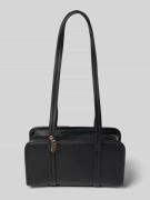 Seidenfelt Handtasche mit Label-Anhänger Modell 'Nelma' in Black, Größ...