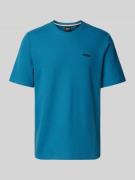 BOSS Regular Fit T-Shirt aus Baumwoll-Mix in Petrol, Größe L