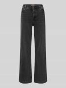 MOS MOSH Wide Fit Jeans mit 5-Pocket-Design Modell 'Dara' in Anthrazit...